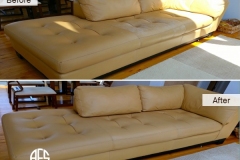 Aniline-top-grain-waxed-finished-leatehr-discoloration-sweat-urine-liquid-damage-repair-dyeing-cleaning