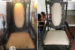 Antique-Chair-reupholstery-restoring-repairing-fabric-material-change