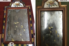 Antique-mirror-restoration-assembly-frame-gilding-leaf-silvering-glass-detail